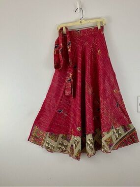 Reversible Maxi Wrap Skirt